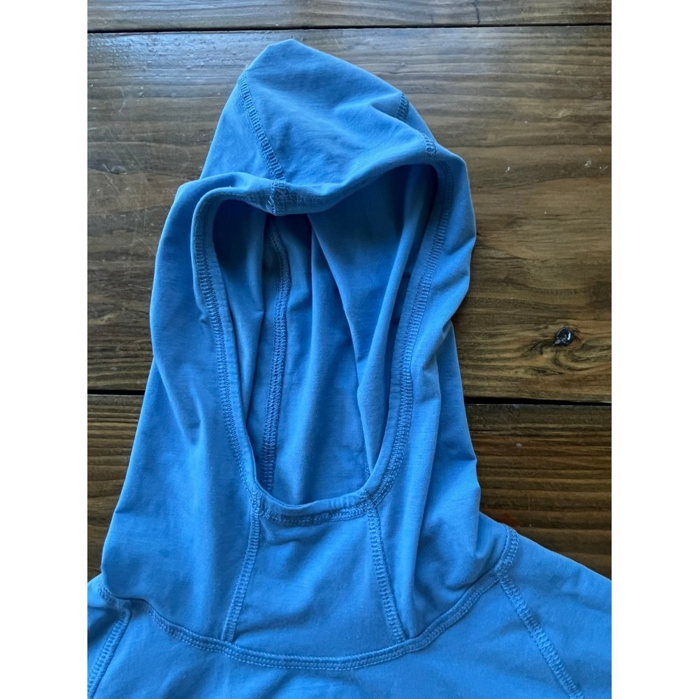 The North Face Womens FlashDry-XD Long Sleeve Sun Hoodie Blue Large NF0A3V1A - Picture 5 of 7